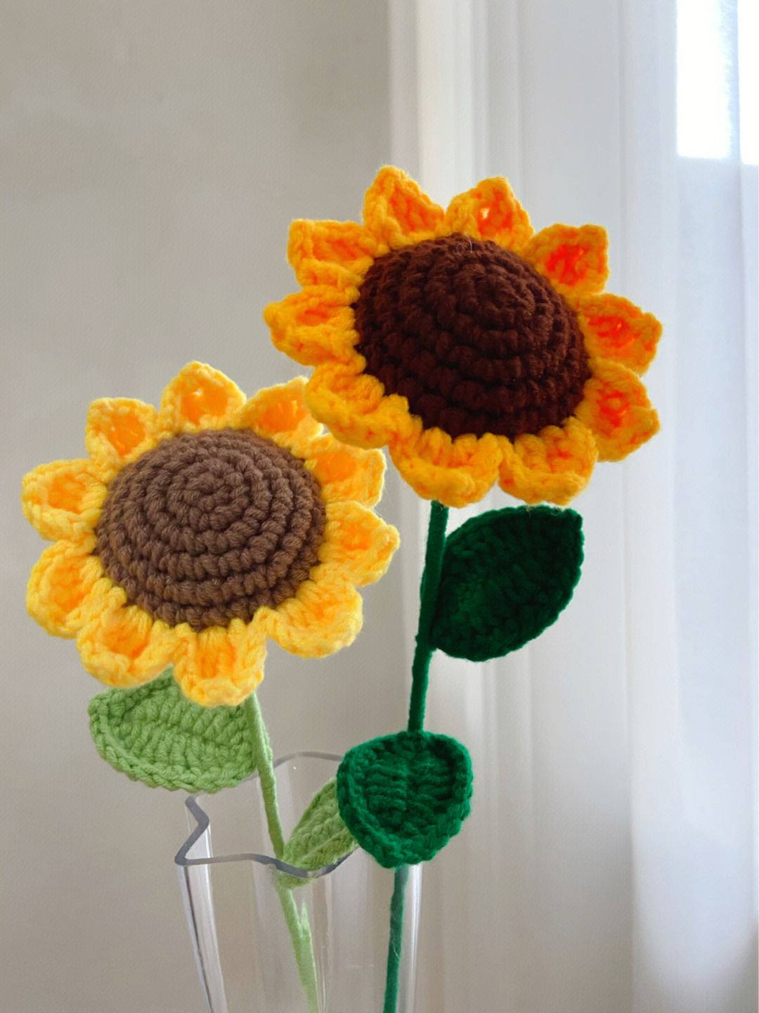 五针太阳花的编织方法图片