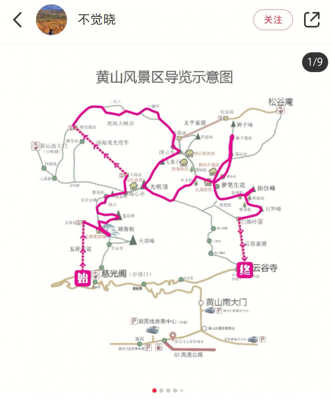 黄山索道攻略图片