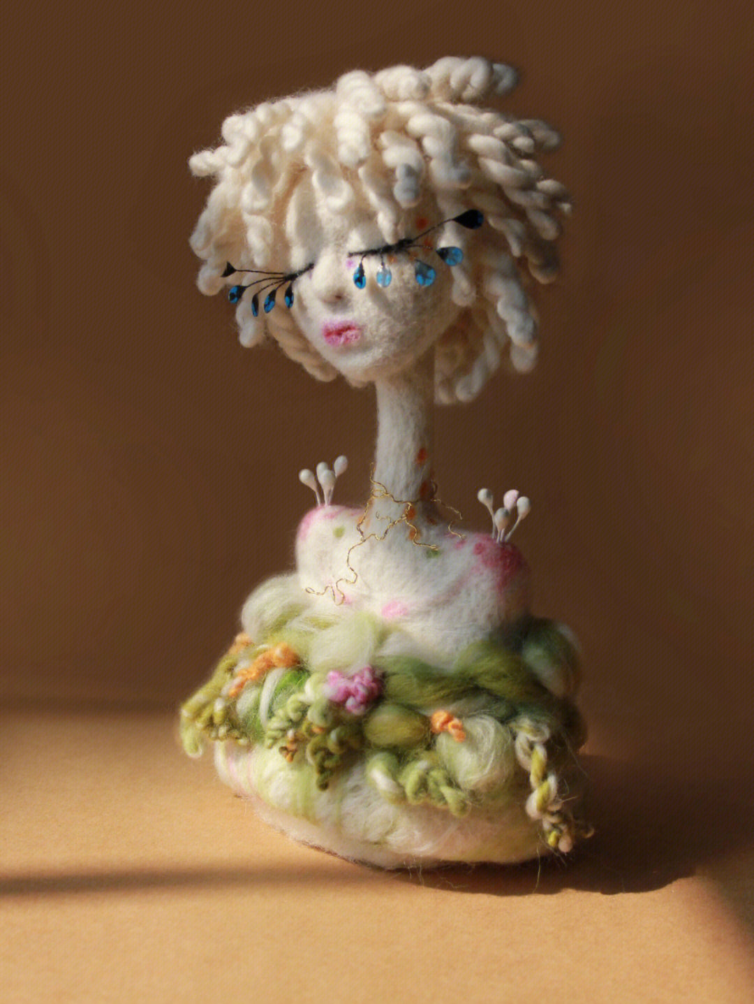 羊毛毡画 人偶图片
