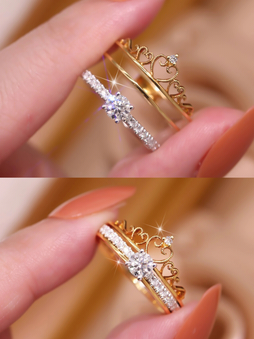 女人戴皇冠戒指的意义图片