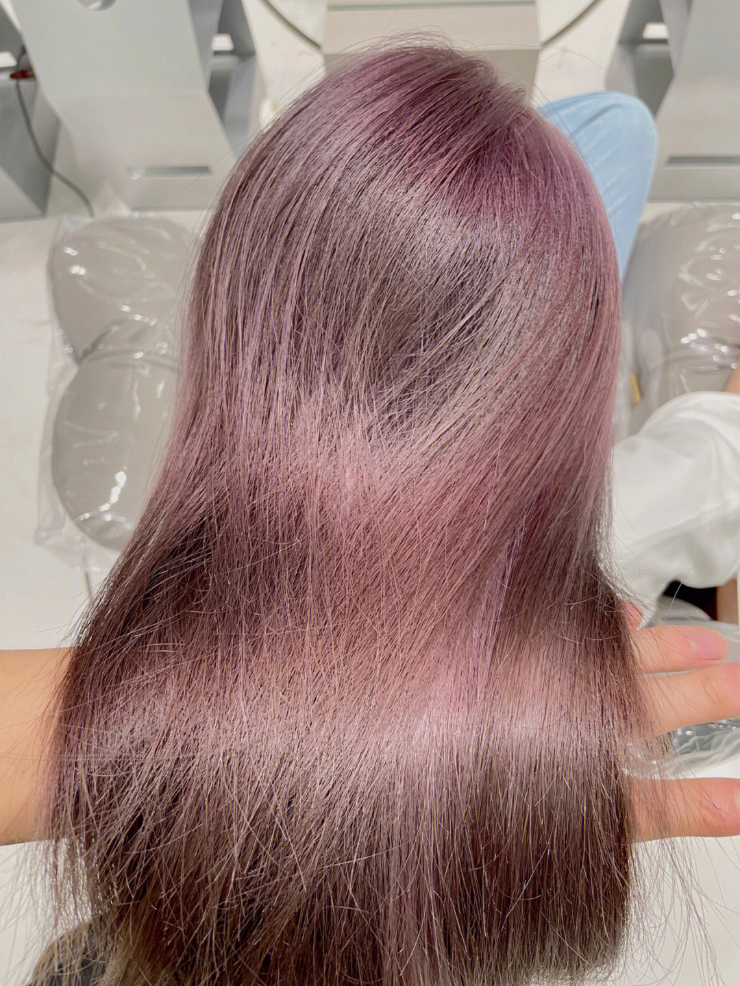 香芋紫掉色过程图片