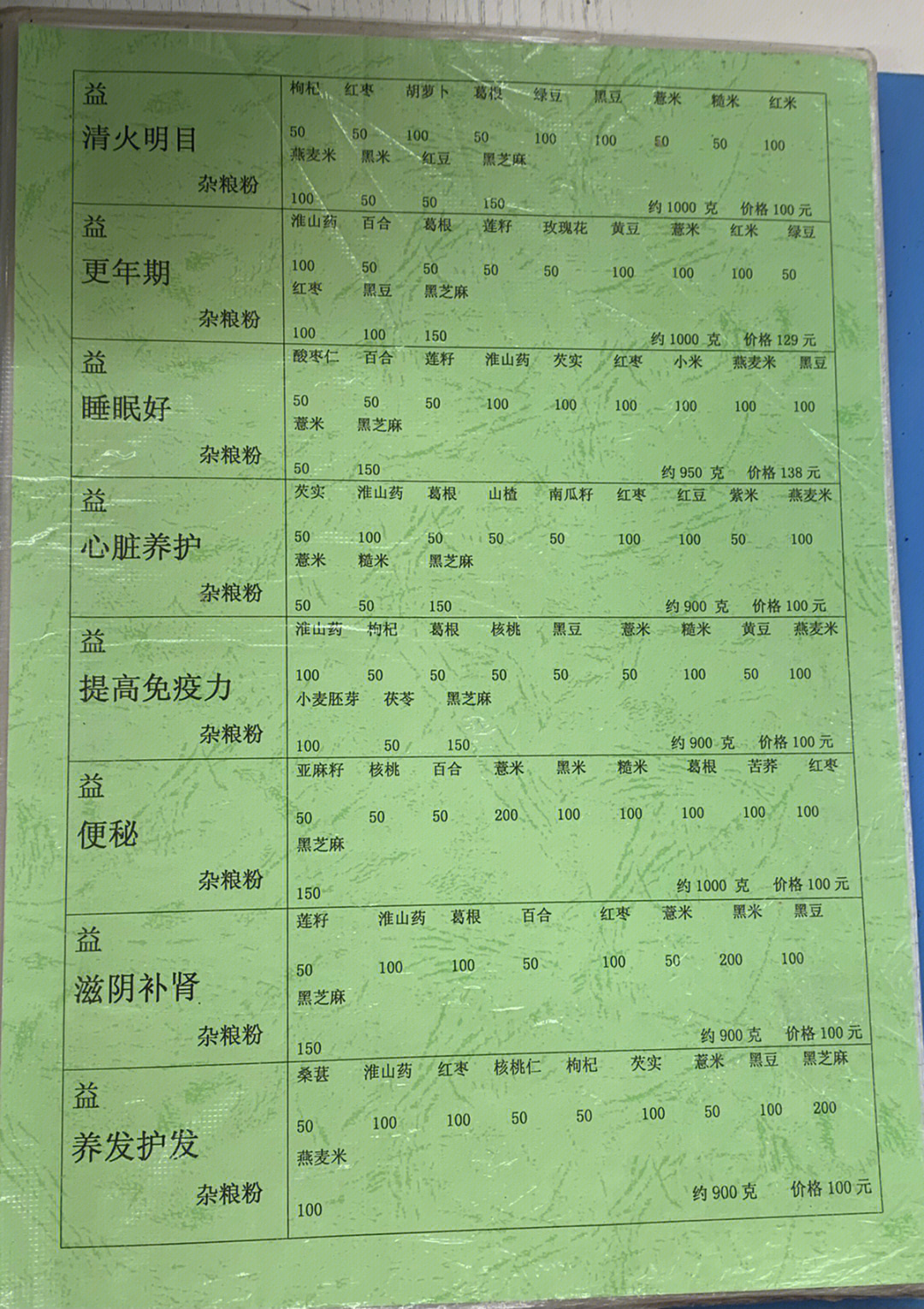 60五谷磨房最全的配方被我搞到了