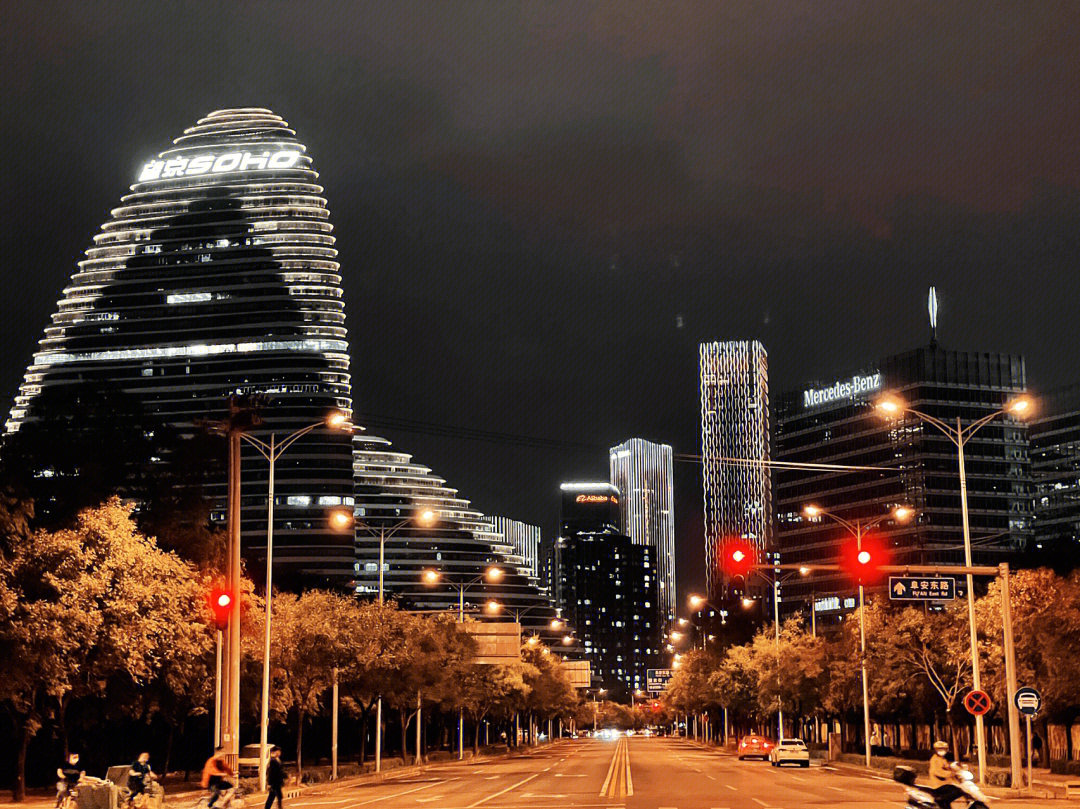 北京夜景观光车线路图片