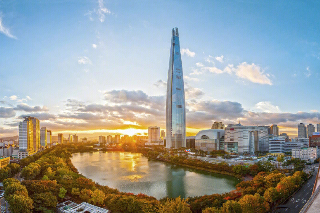 以世界第五高的建筑,韩国最高建筑成为韩国首都天际线中一道美丽的