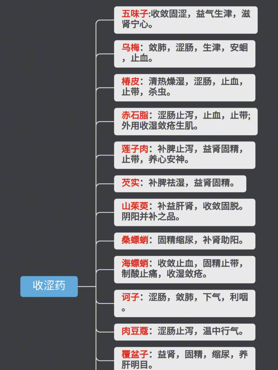 执业药师中药第18章收涩药