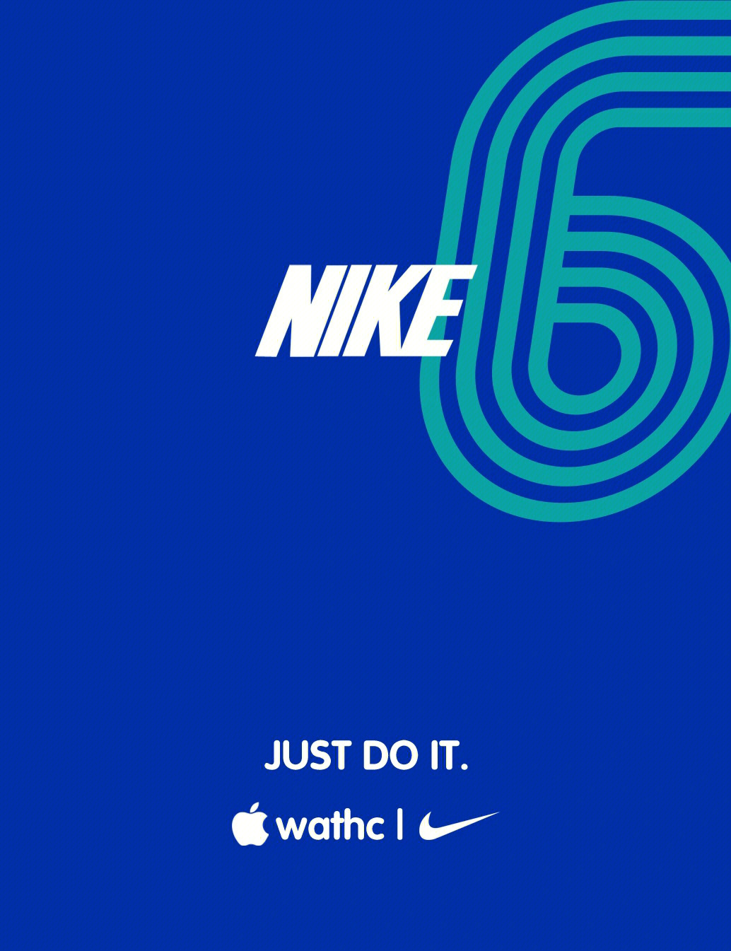 蓝色nike壁纸logo图片