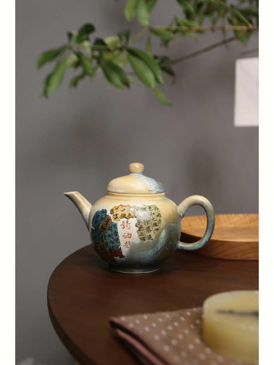 茶壶手绘三视图图片