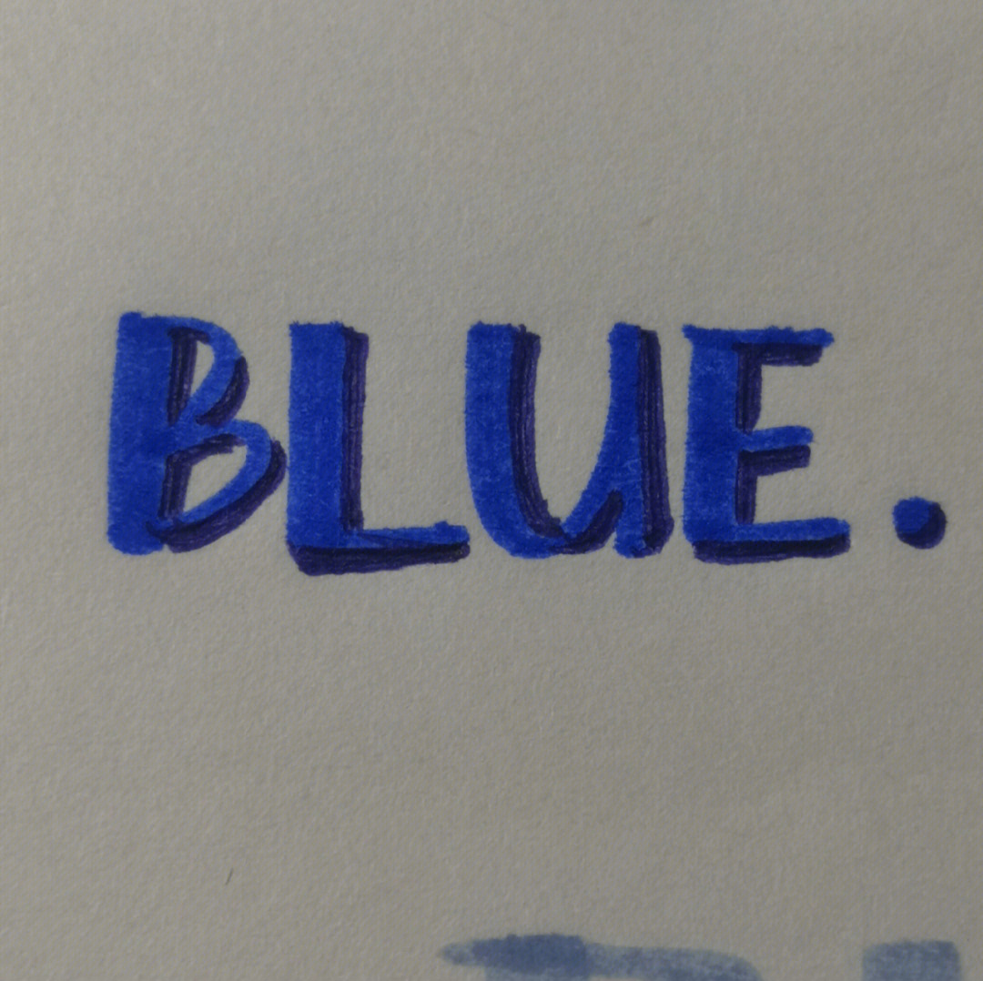 blue字体复制图片