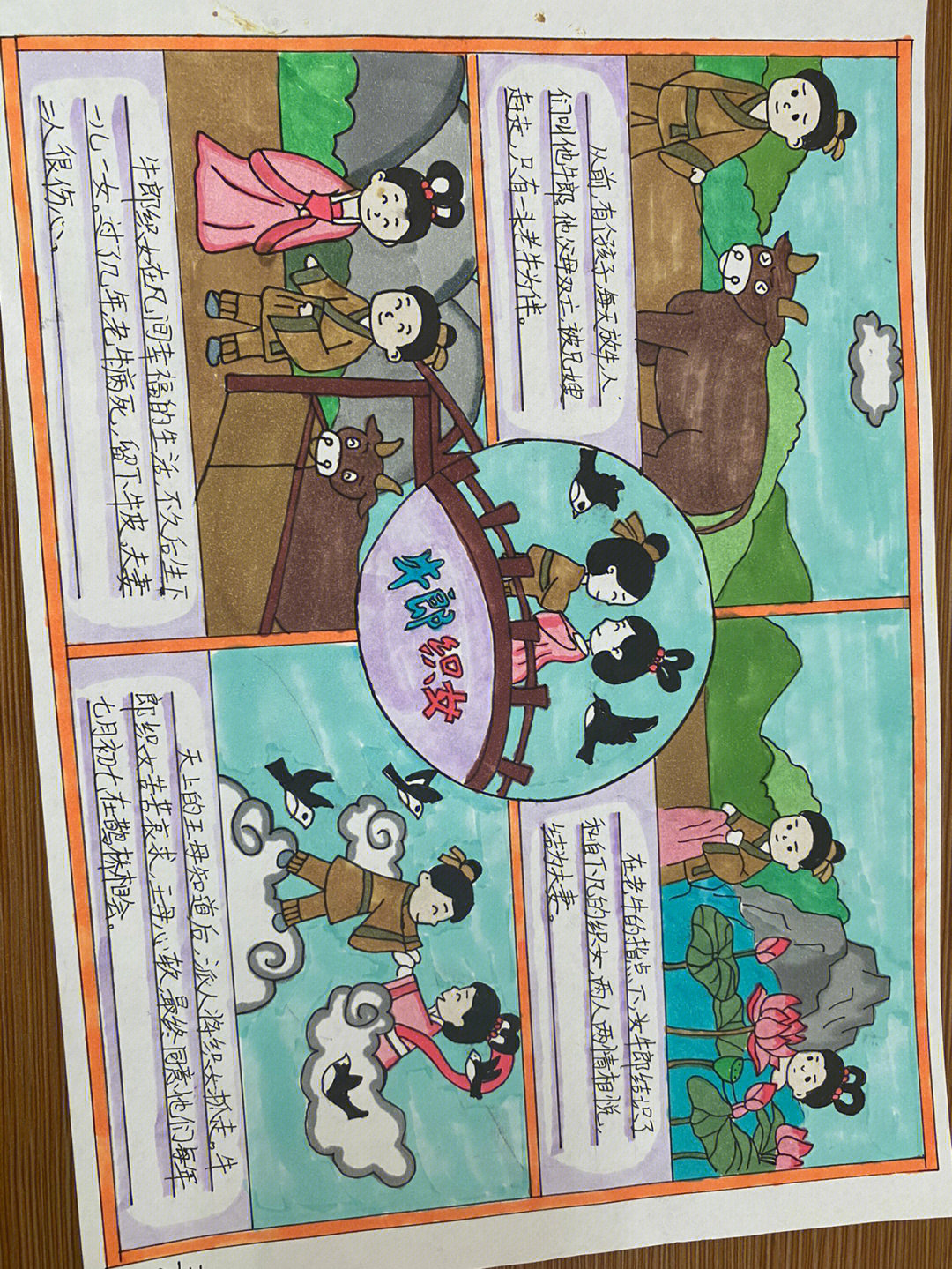牛郎织女连环画
