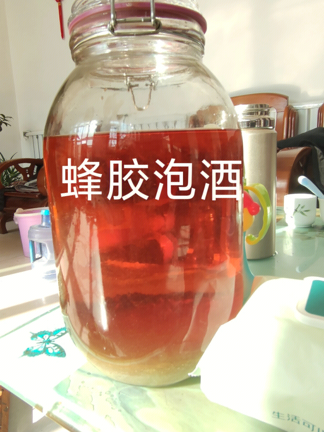 蜂胶泡酒#蜂胶