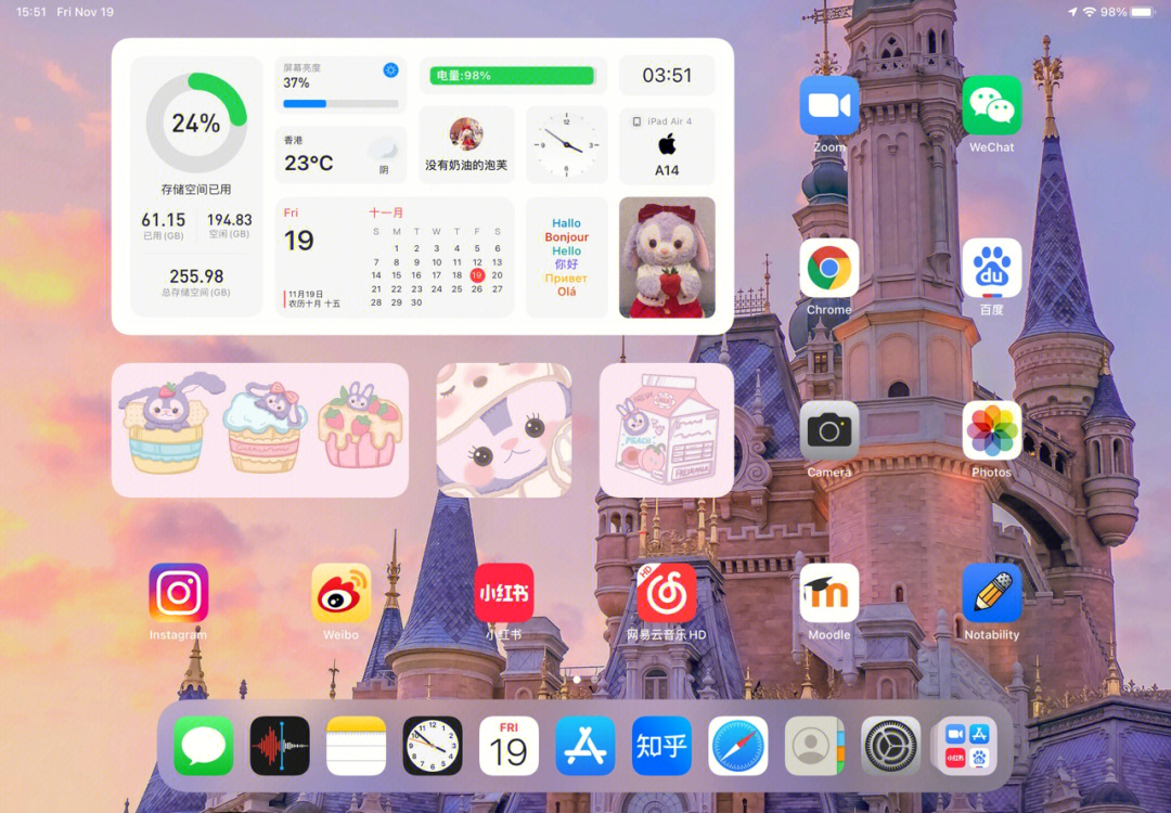 ipad桌面整理 捣鼓明白啦#星黛露壁纸 壁纸姐妹们自取不