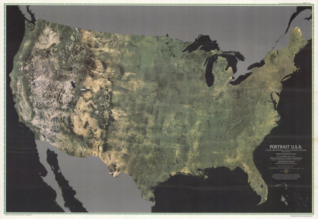 美国地图 