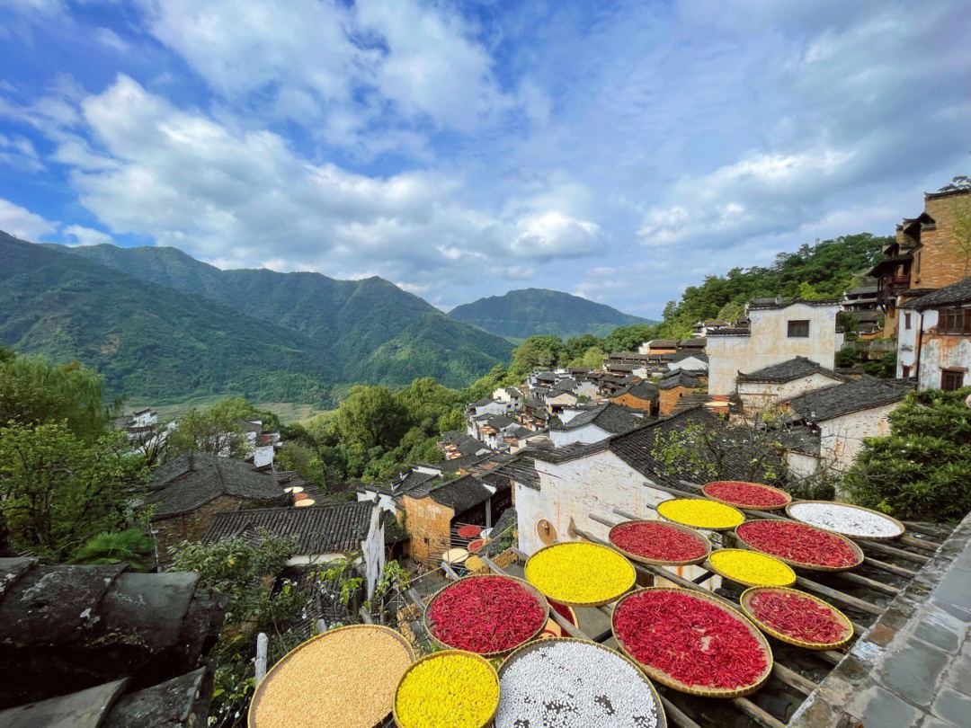 婺源旅行篁岭晒秋