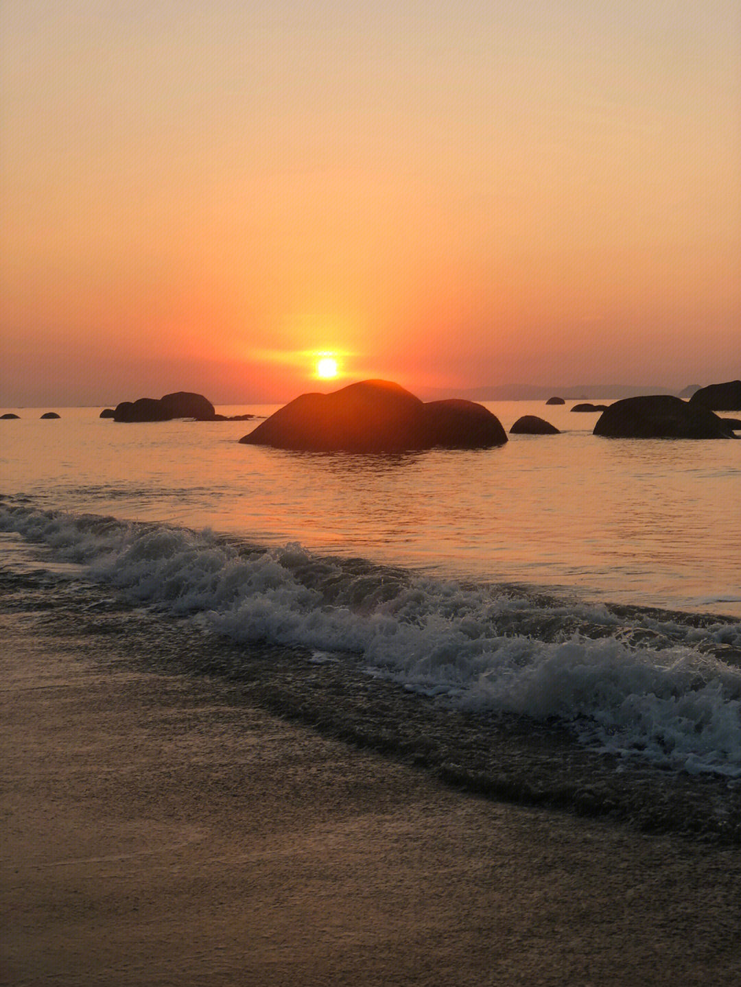 海边日出黄厝沙滩厦门