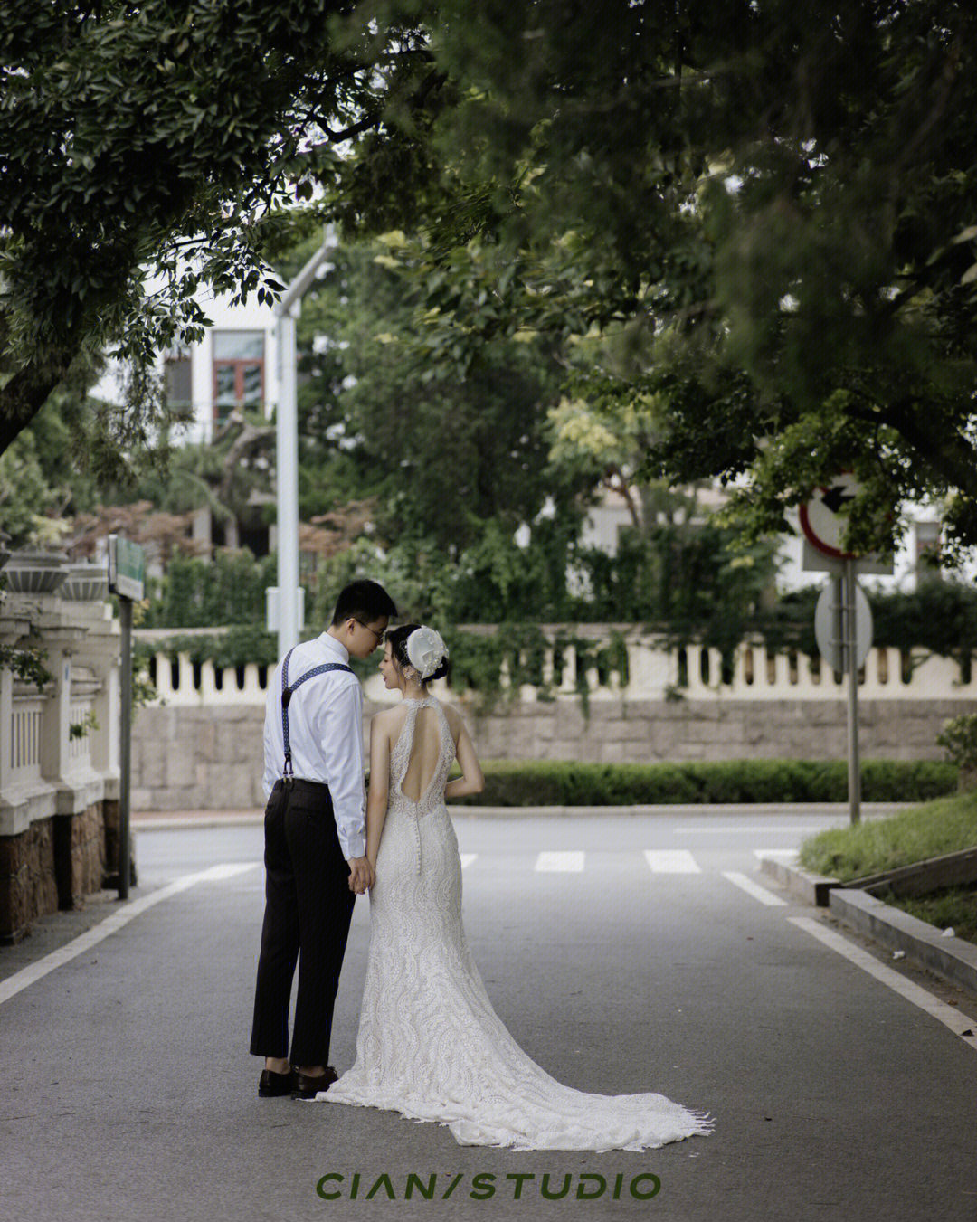 青岛婚纱照八大关高尔夫球场环岛路