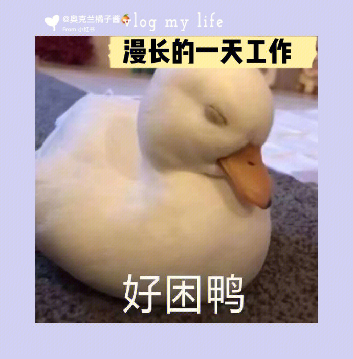 上班犯困表情包图片