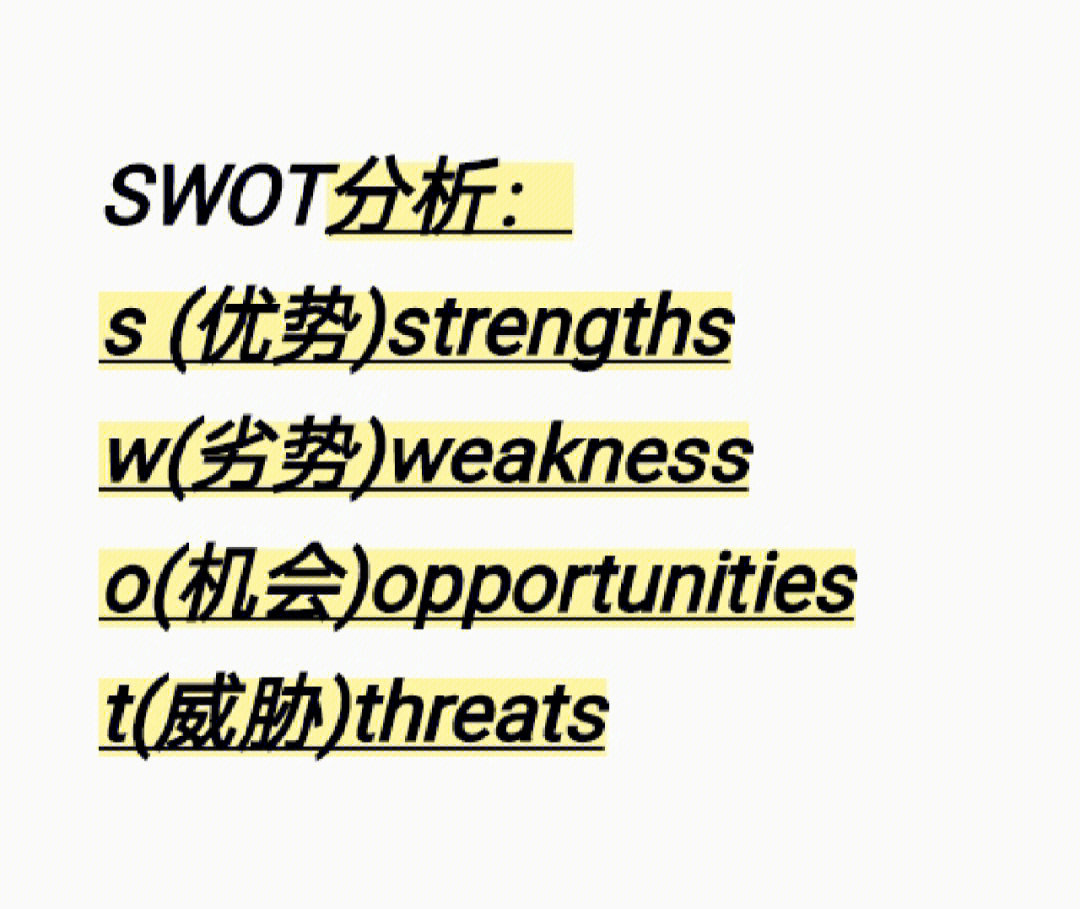 swot分析