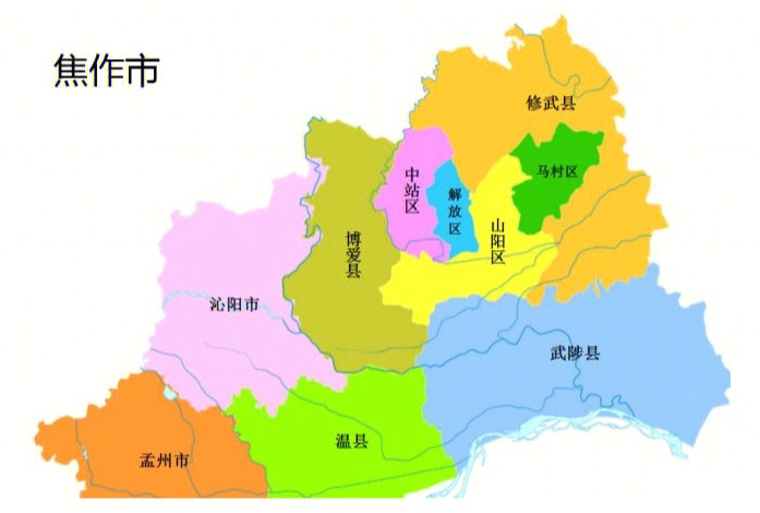 修武行政村地图图片