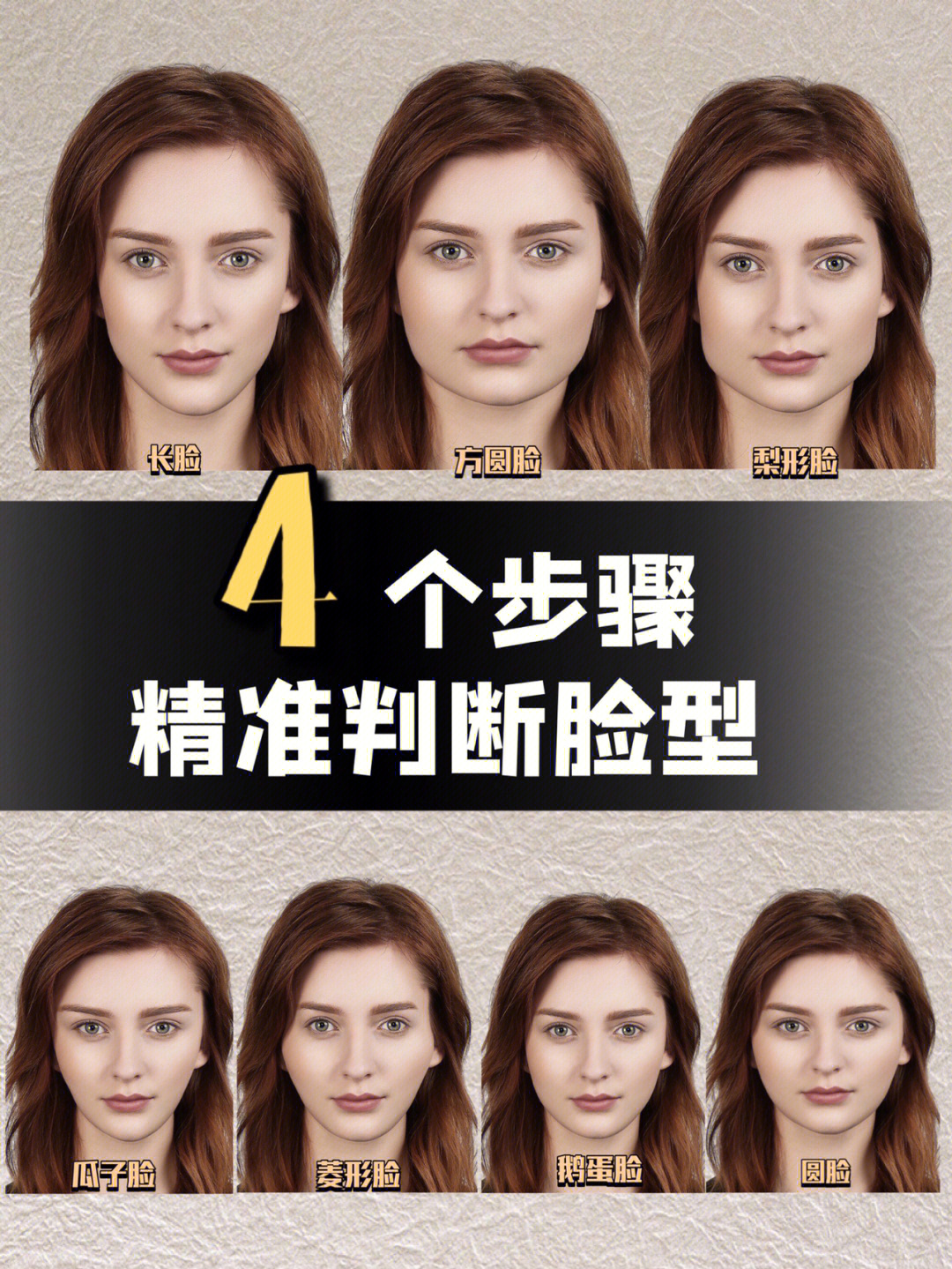 美学提升4个步骤精准判断脸型