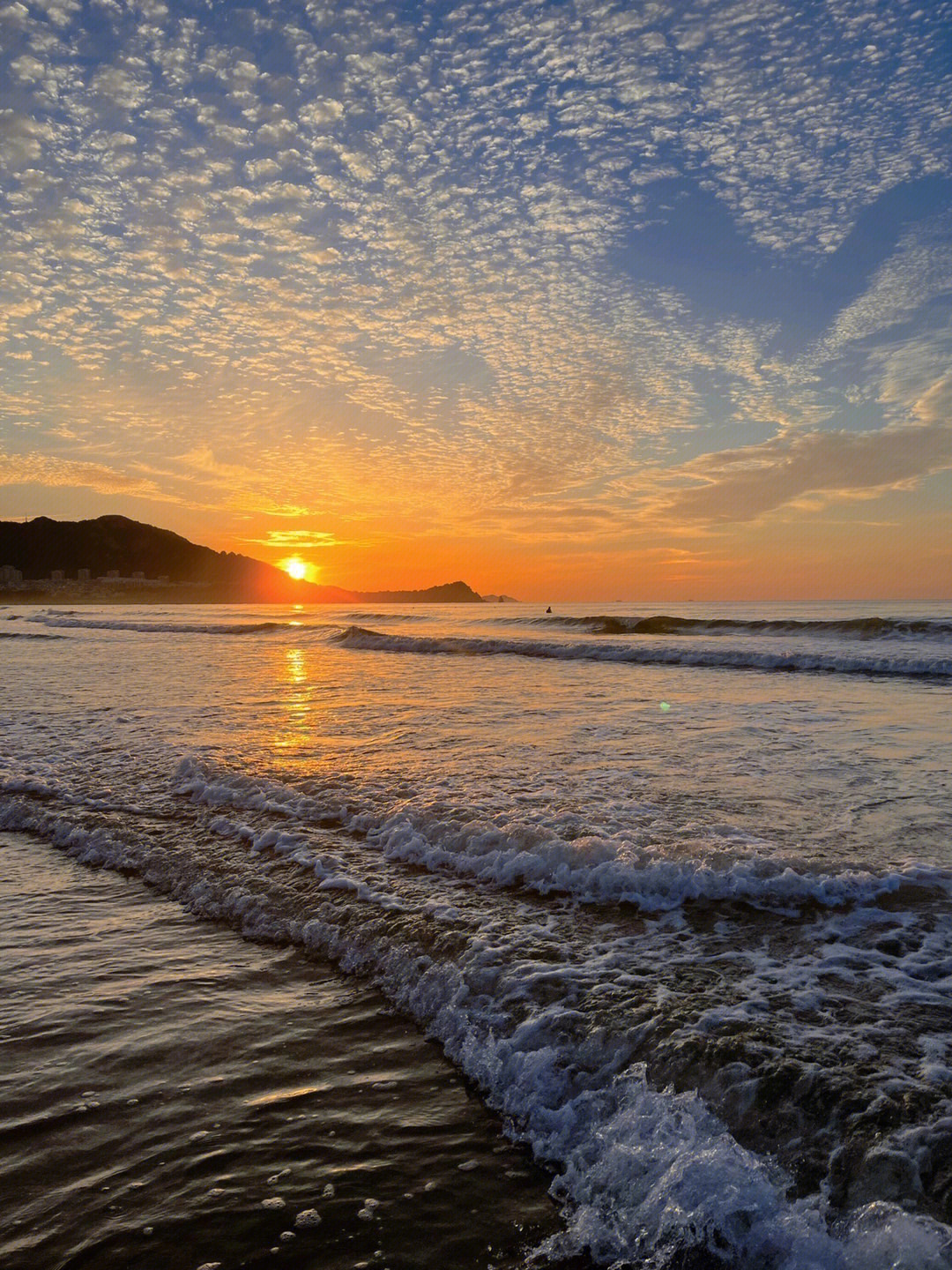 海边日出