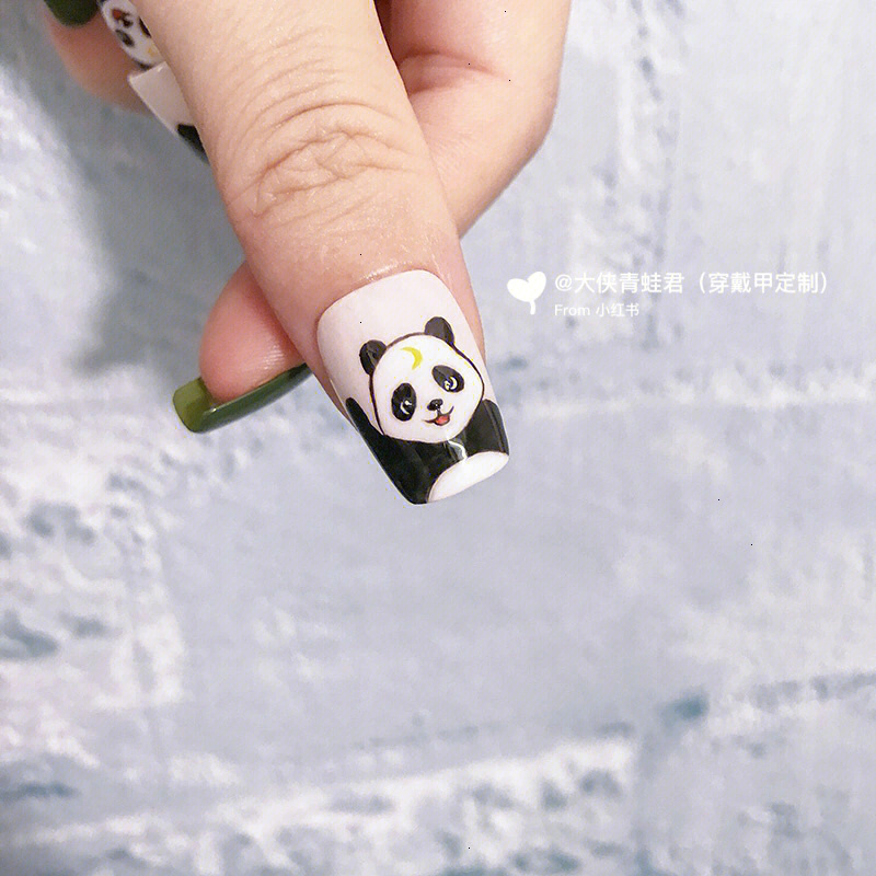 熊猫美甲海panda