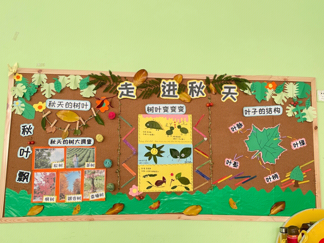 幼儿园优秀主题墙秋天图片