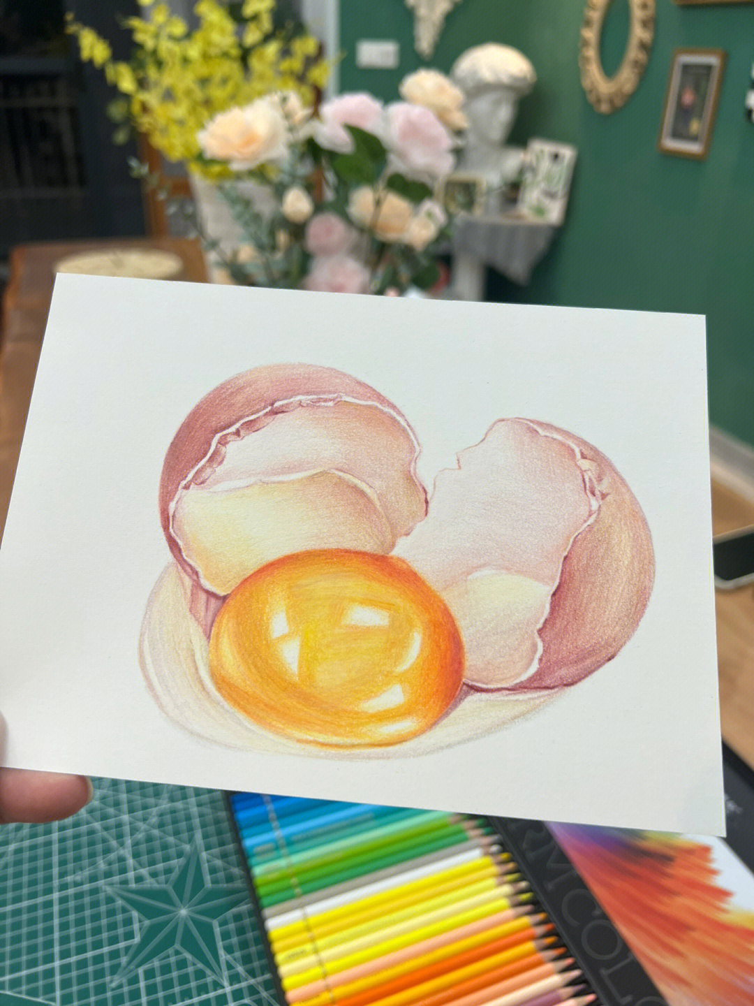 鸡蛋彩绘 简易图片