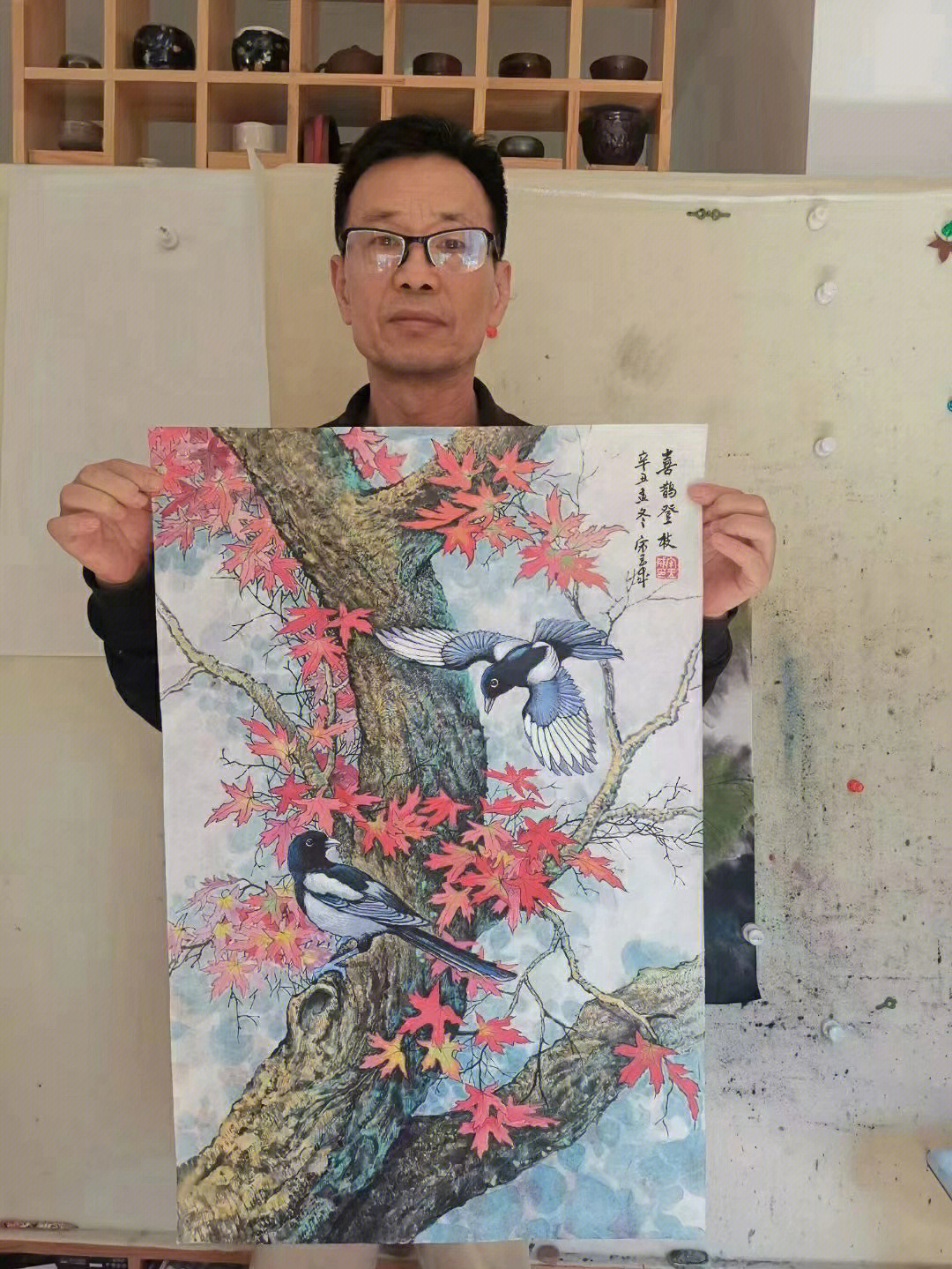 鲁美教授简介及画展图片