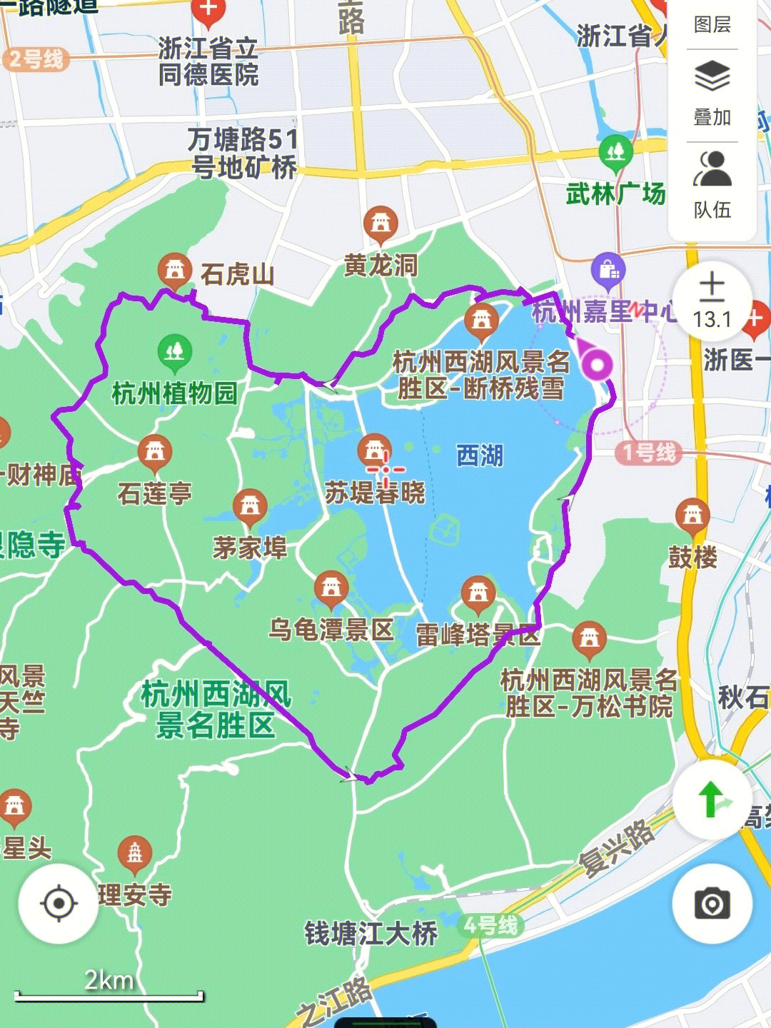 衡阳西湖公园地图图片