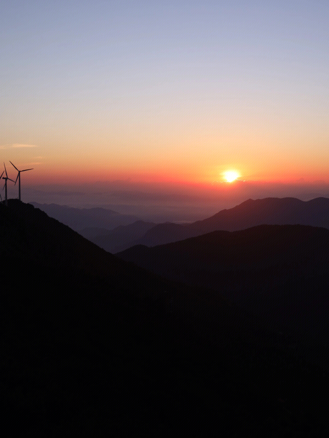 日出括苍山