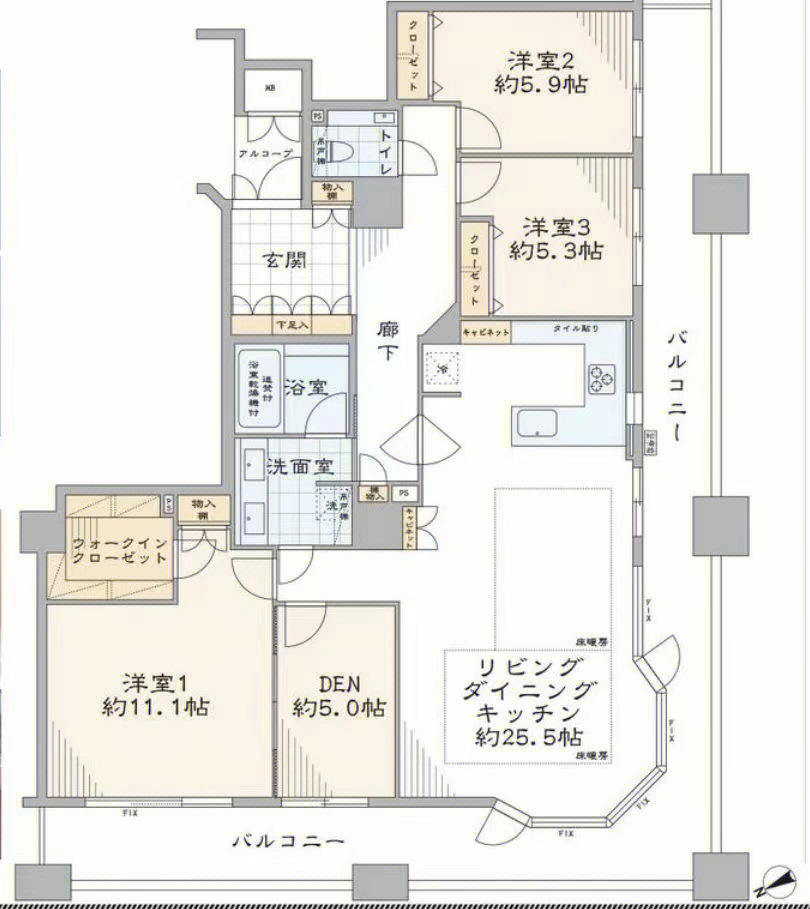 日本独栋住宅户型图图片