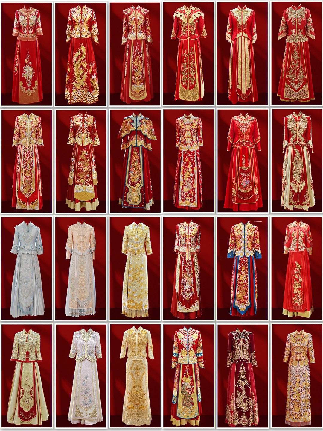 备婚必看24款秀禾服龙凤褂合集北京婚纱