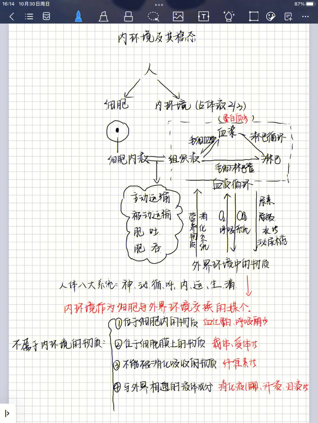 内环境稳态概念图图片