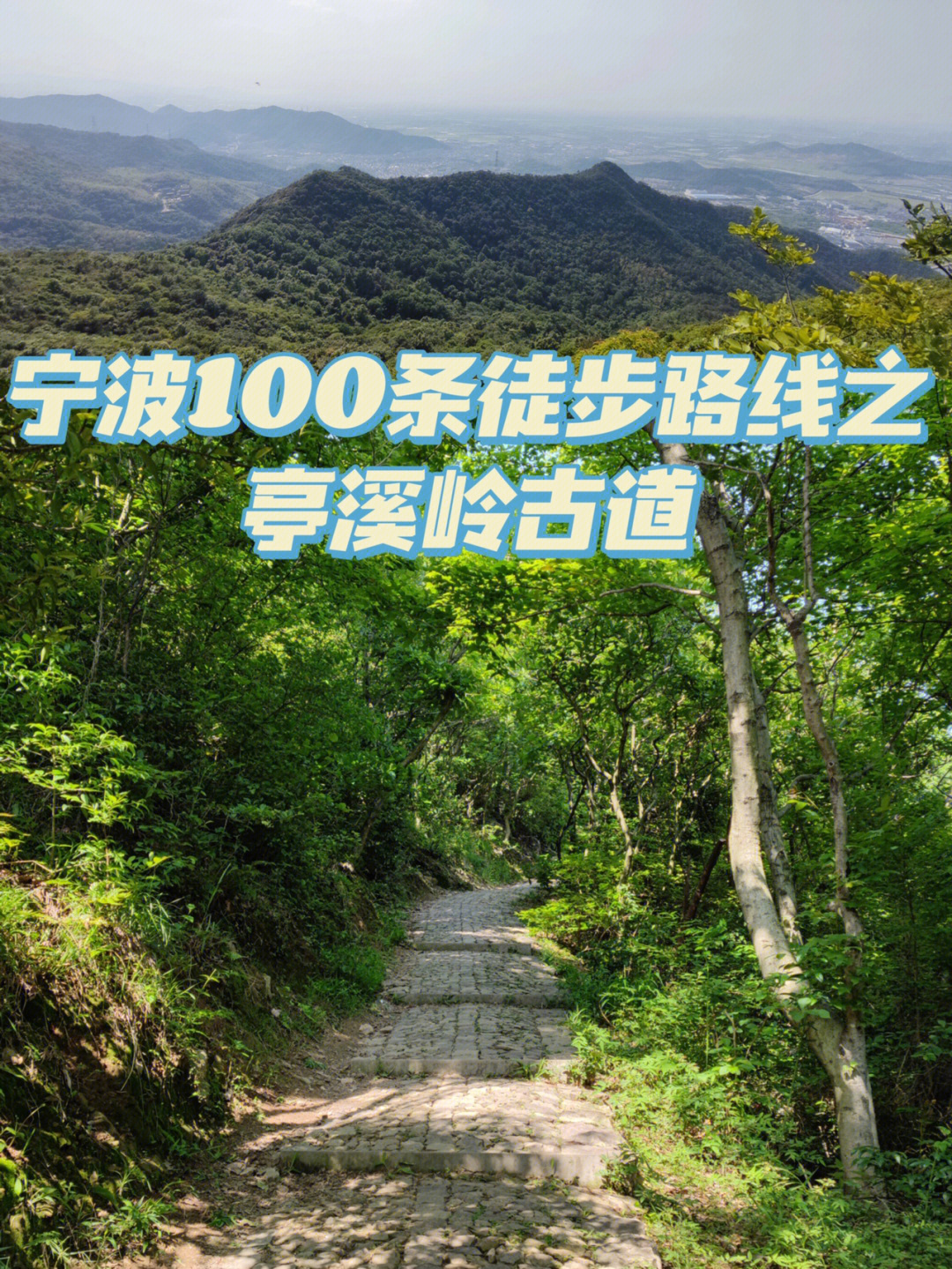 宁波100条徒步路线之亭溪岭古道