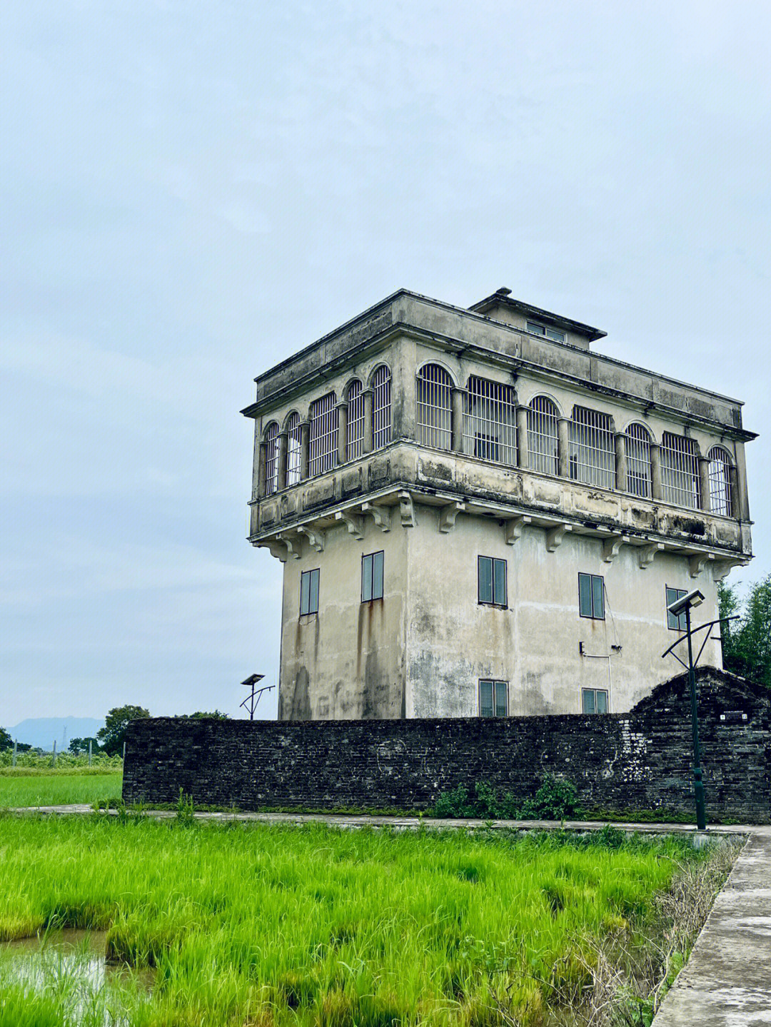 台山浮月村碉楼历史图片