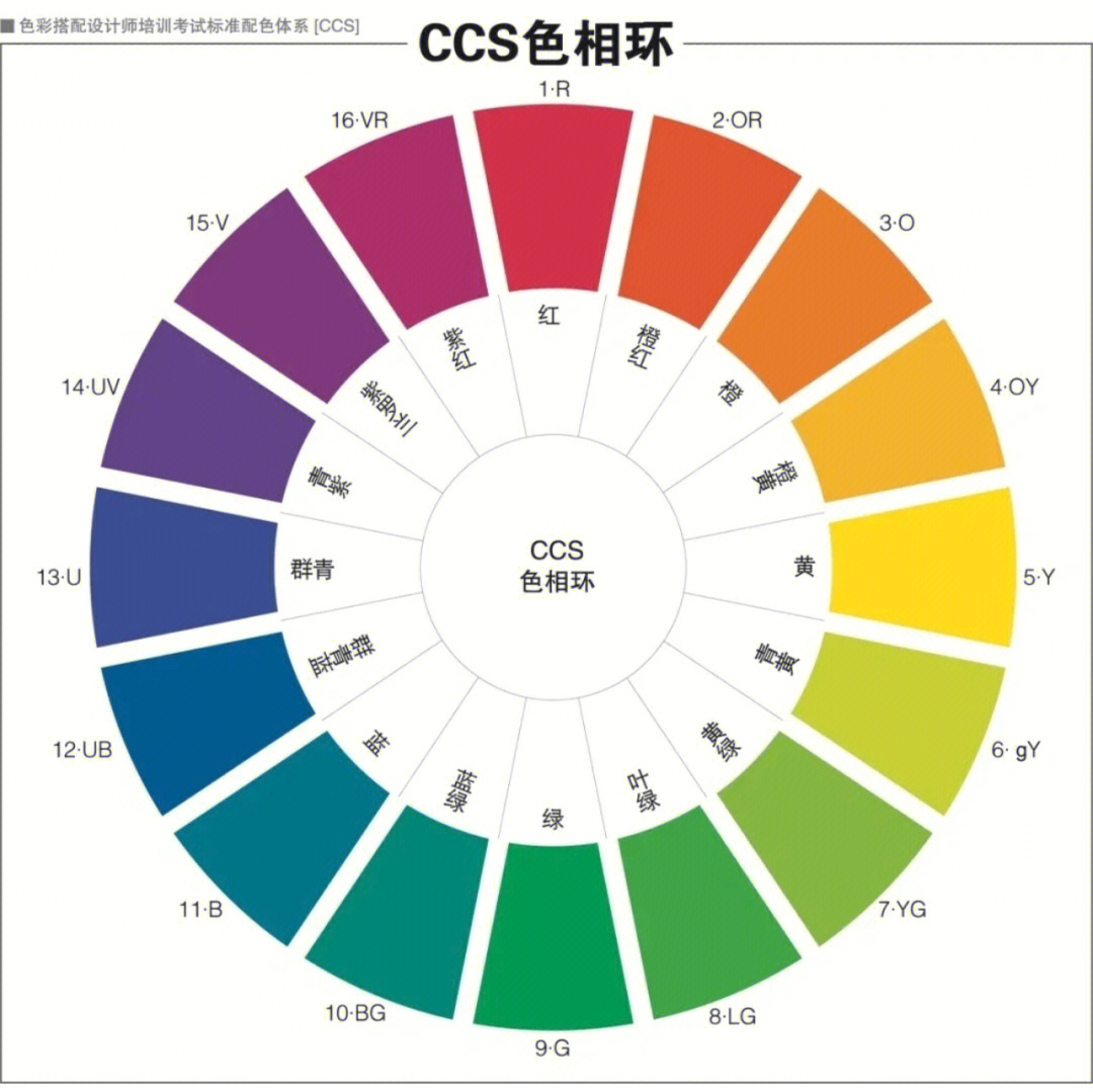 色相环24色搭配方法图片