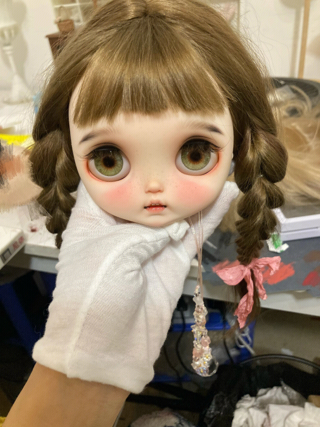 先带着拍个大头97#blythe小布#blythe#blythe小布娃娃改妆