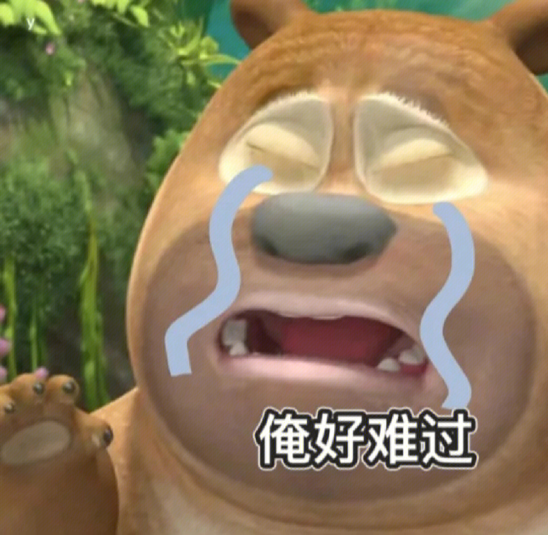 熊熊乐园熊二爱哭图片