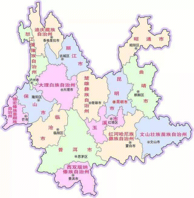 云南怒江六库地图图片