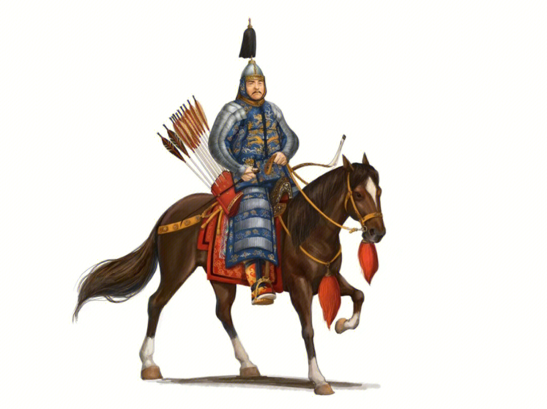 清皇太极盔甲图片