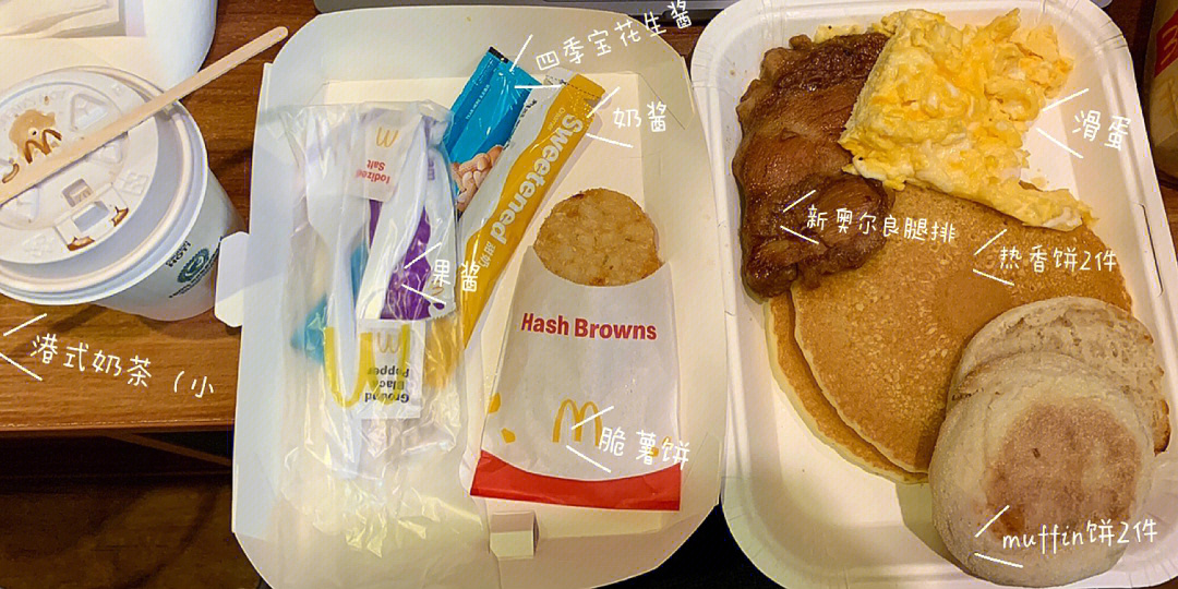 麦当劳套餐 早餐图片