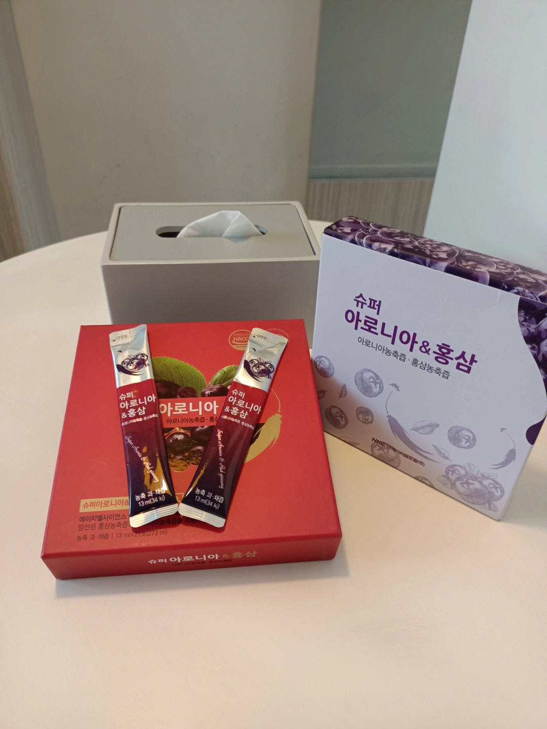 酸酸甜甜的小饮品韩国nkc红参野樱莓饮品野樱莓学名是:黑果腺肋花楸果