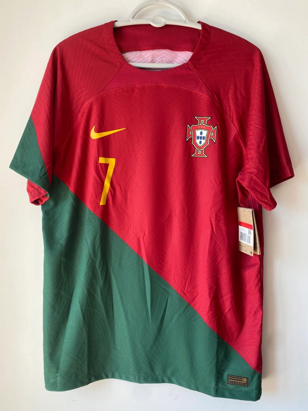 c罗葡萄牙2022世界杯主场球衣