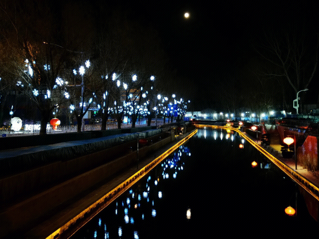 首都体育馆夜景图片