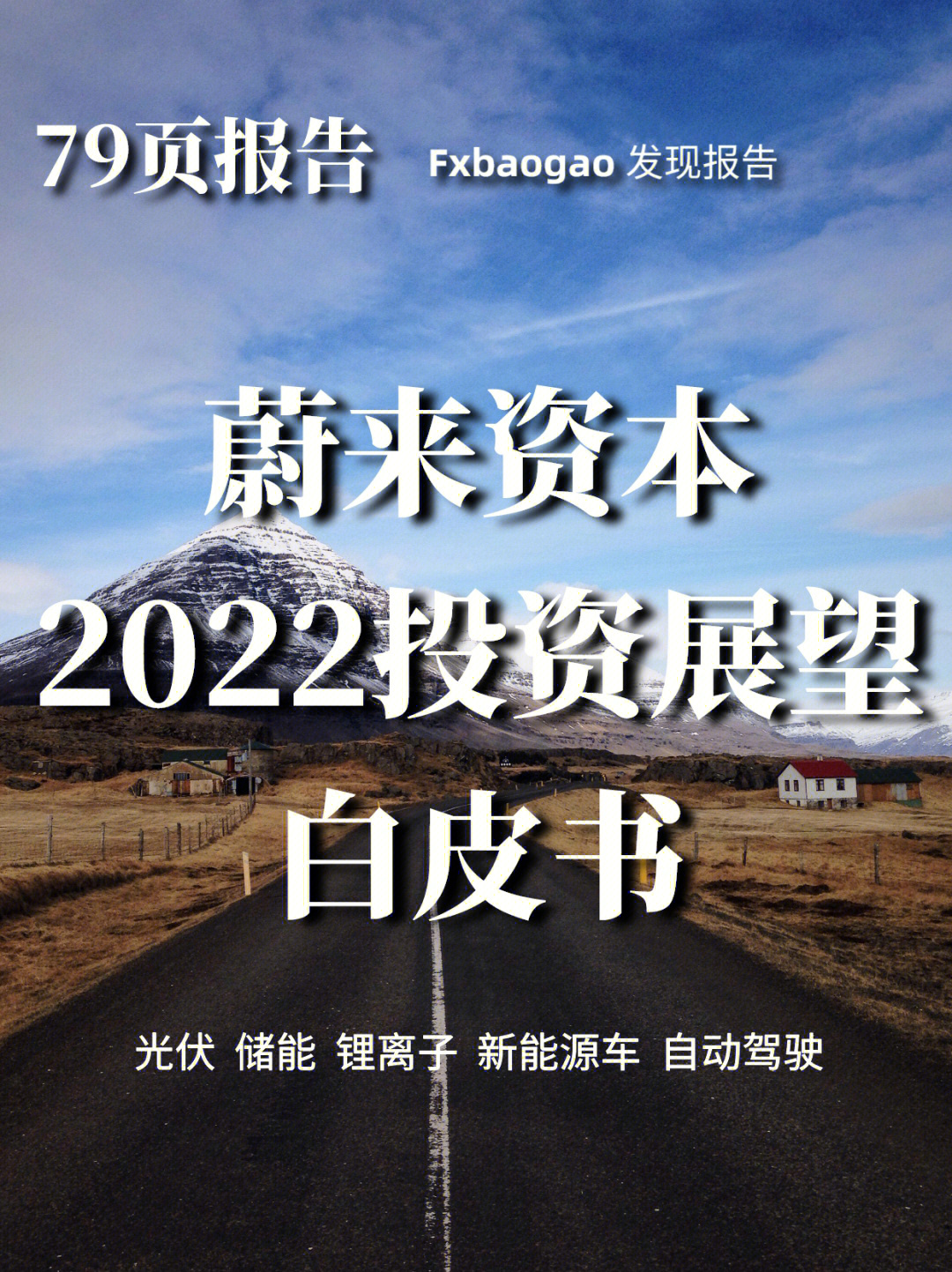 79页报告蔚来资本2022投资展望白皮书