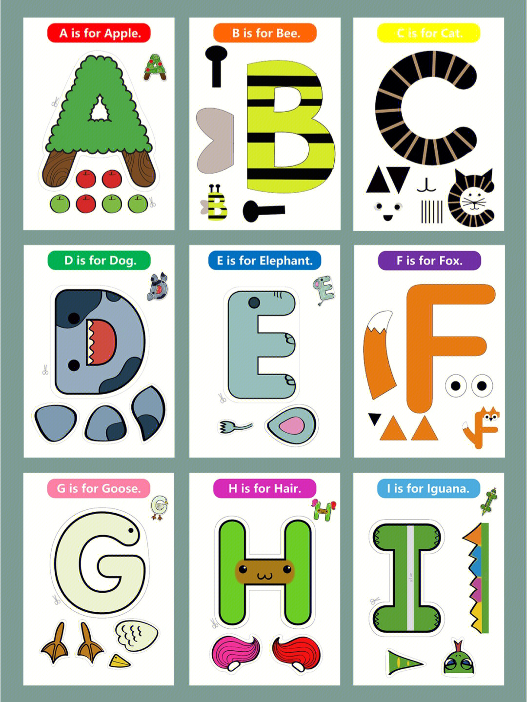 26字母剪纸教程图片