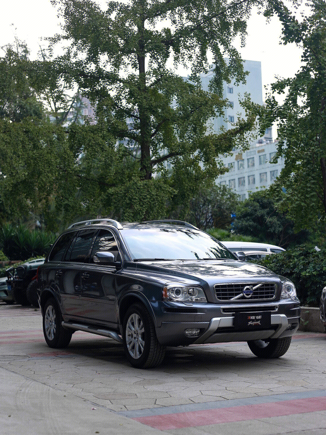 沃尔沃xc90双拼改色图片