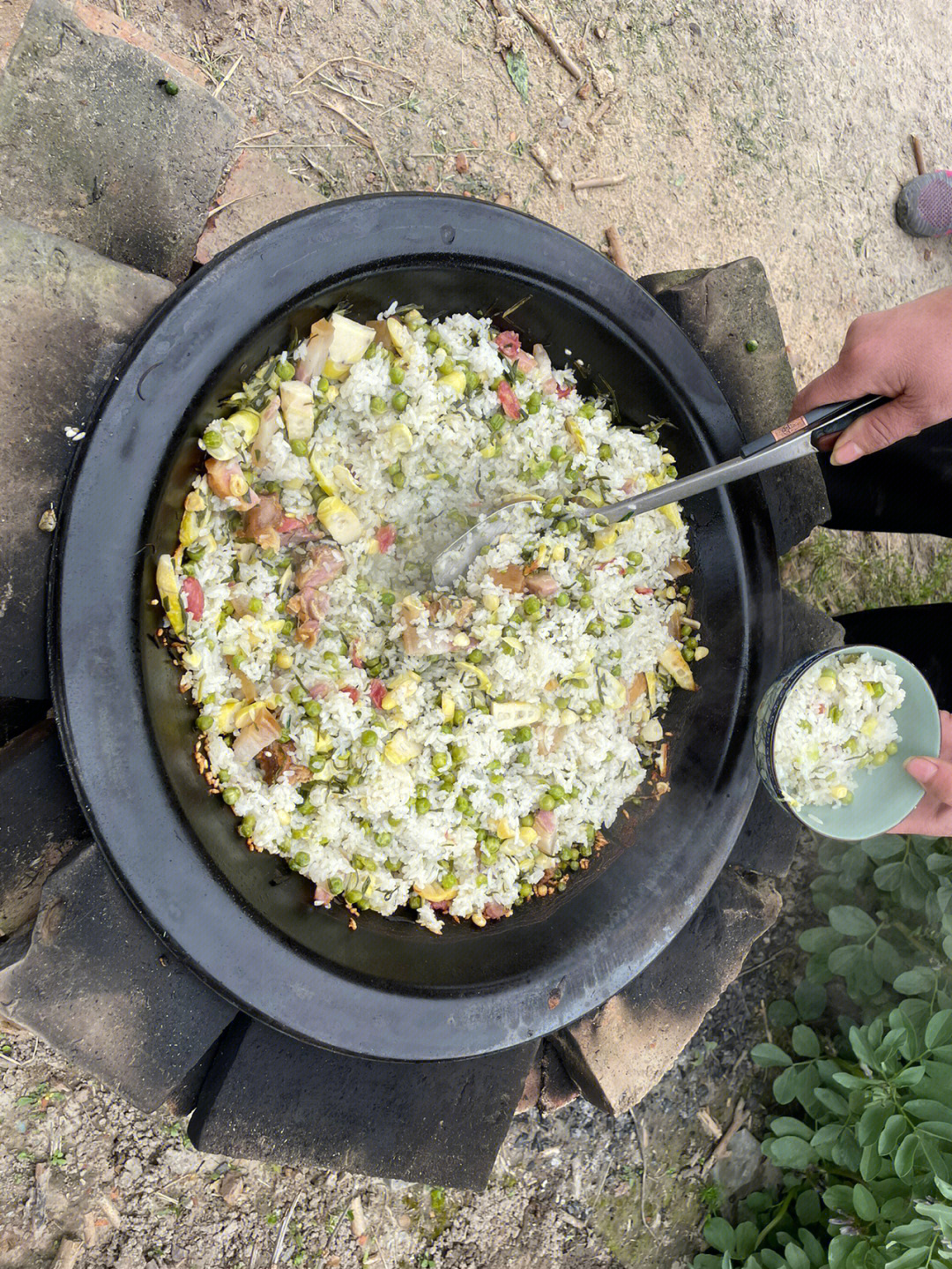 桐乡稻香人家野火饭图片