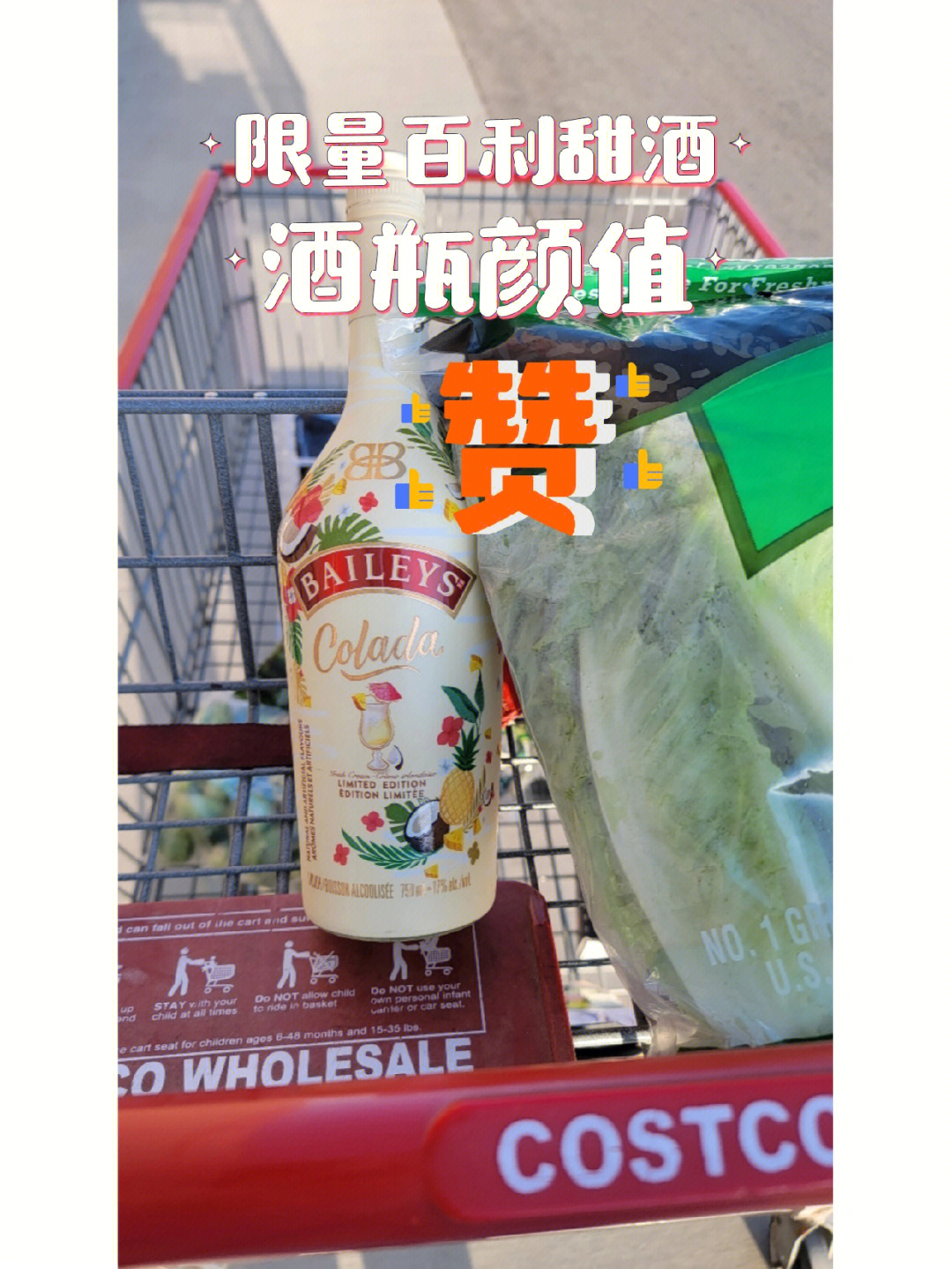 酒瓶超赞限量版baileys百利甜酒