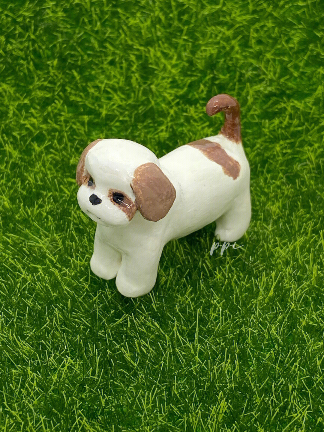 粘土制作简单小狗图片